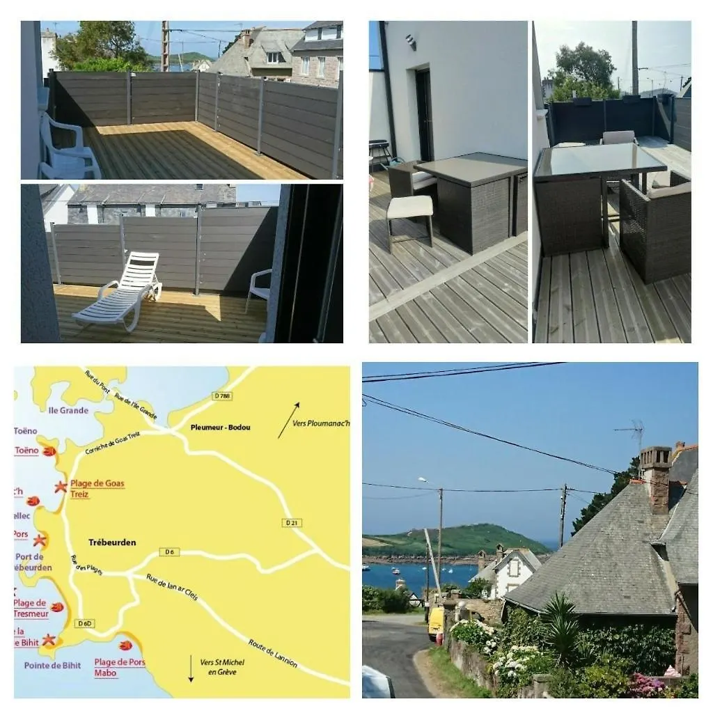 Ty Sam Beau T2, Terrasse Vue Mer Trebeurden 0*,  France